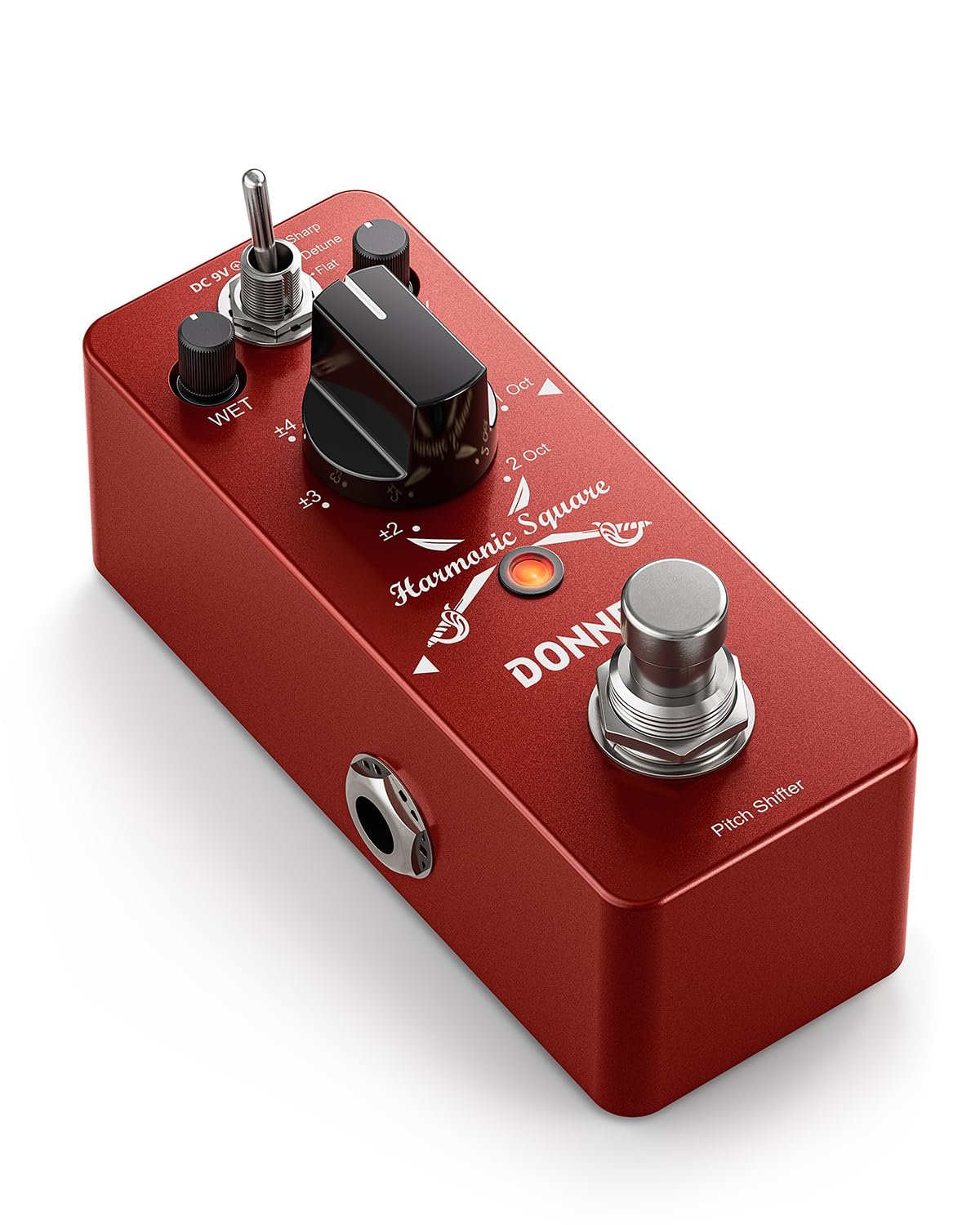 Red Donner Harmonic Square pitch shifter guitar effects pedal