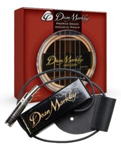 Dean Markley ProMag Grand acoustic pickup with guitar strings and box